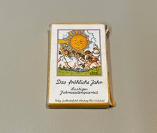 Altenburg Das fröhliche Jahr Lustiges Jahreszeiten Quartett Vollständig Vintage