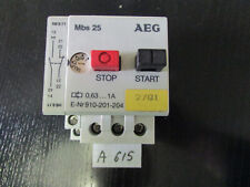 AEG mbs 25 E-Nr 910-201-204 25AC Motorschutzschalter (A615)