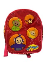 Teletubbies Children's Backpack Kinder Rucksack Rot Orange Gebraucht