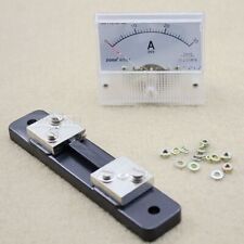 DC 0-30A Gleichstrom Analog Amperemeter Strom Meßgerät Panel + Shunt Widerstand
