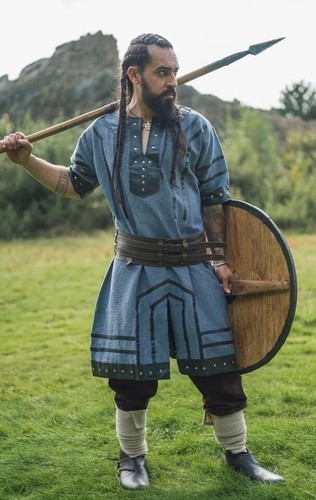Wikinger tunika kurzarm mit - tunika,