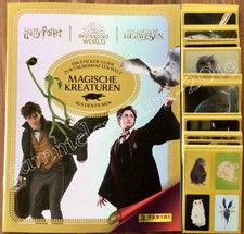 Harry Potter Magische Kreaturen 2023 - Komplett Set - alle 200 Sticker + Album