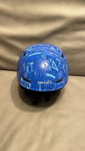 Skihelm smith junior - junior, blau
