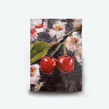Original ACEO Painting Cherry