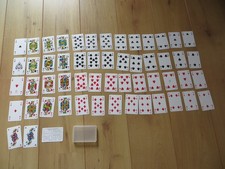 Spielkarten Kartenspiel Teodomiro Dal Negro  54 Karten Romme Canasta Skat