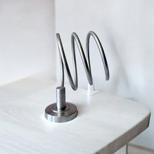 Moderner Handtuchhalter aus Edelstahl – Spiraldesign – Wandmontage