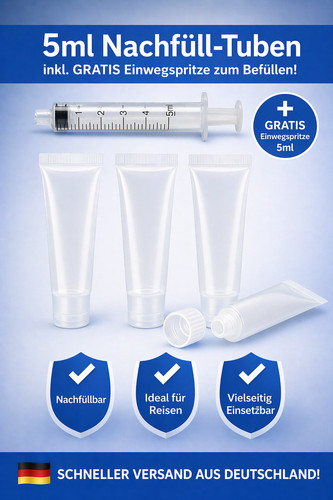 5ml nachfüll tuben - 5x,