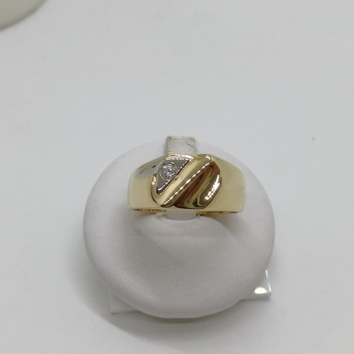 Herrenring aus gelb und - herrenring,