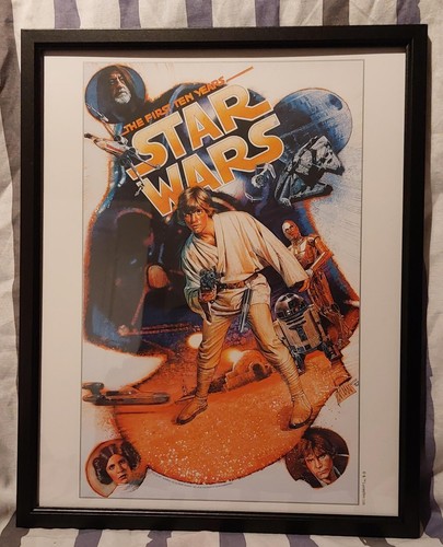 Gerahmtes poster star - poster, wars