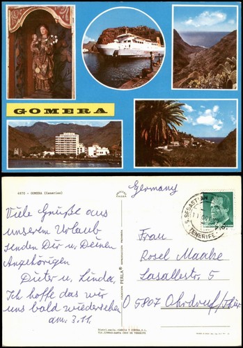 Postales gomera - postales, la
