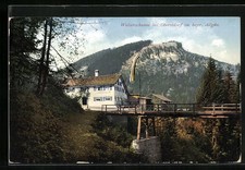 Oberstdorf im bayr. Allgäu, Ansichtskarte, Walserschanze 1912 