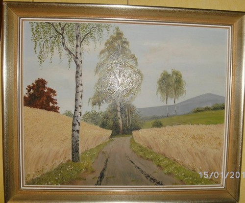 Landschafts bild bäume - landschafts,