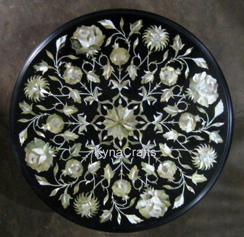 7cm runde schwarze marmor - 45.7cm,