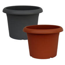 Pflanzkübel / Untersetzer rund Kunststoff verschiedene Größen/Farben