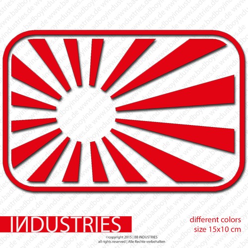 Jdm flag invert japan - japan, rising