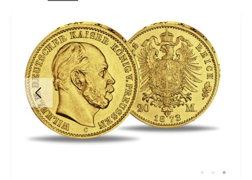 Goldmünze mark wilhelm ii - goldmünze,