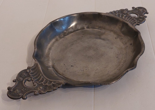 Antike zinn servierschale mit - servierschale,