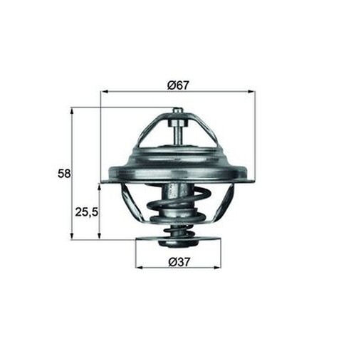 Mahle tx2080d thermostat - thermostat, für