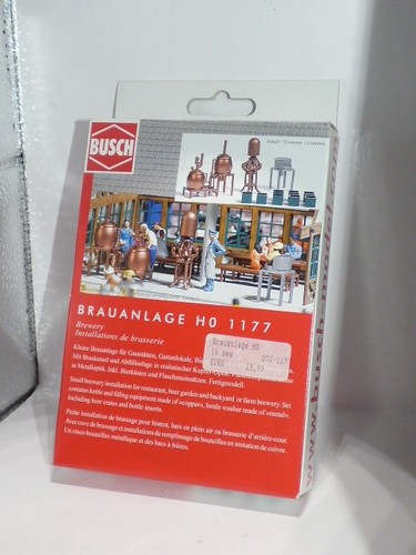 Busch 1177 brauanlage ovp - h0,