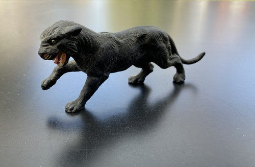 Massefigur schwarzer panther - schwarzer,