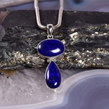 Lapislazuli Anhänger, 925er