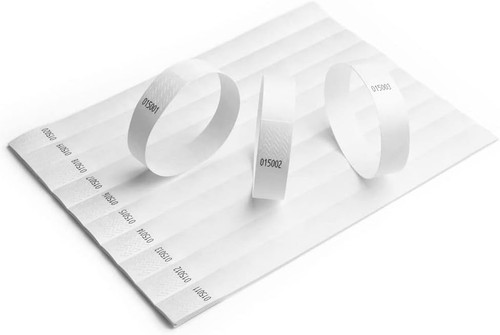 100 papier armbänder aus - 100,
