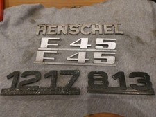 Konvolut LKW Embleme Hanomag Hentschel und Mercedes