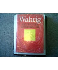 Deutsches Worterbuch Dictionary, Wahrig, Gerhard