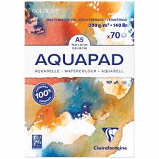 CLAIREFONTAINE Aquarellblock JUMBO Aquapad A5 300g mittel 70 Blatt