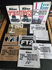 Nikon, Bedienungsanleitung, Bücher, Konvolut