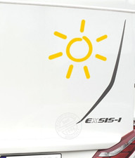 Sonnen Aufkleber 60cm Sonne