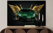 Leinwand Bild Lambo Kunst