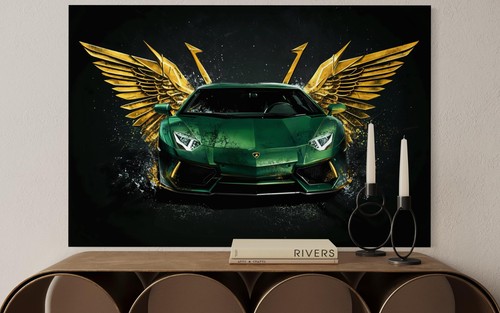 Leinwand bild lambo kunst - lambo,