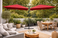 Doppel-Sonnenschirm mit