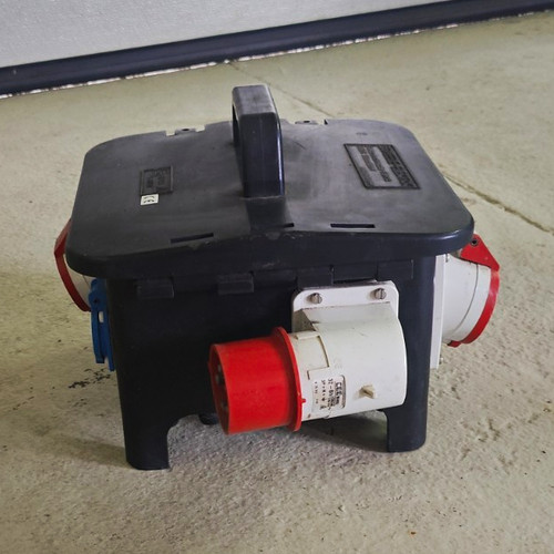 Mobiler baustromverteiler mit - mobiler,