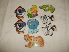 8 Fruchtzwerge-Magnete  Tiere