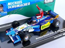 Benetton Renault B195 1/43 Canadian GP M. Schumacher J. Alesi Figur Modell
