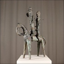 69425) Bronze Reiter-Figur