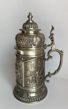 WMF Relief Zinn Krug Malerei