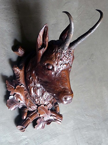 Jagdliche trophäe gamsbock - jagdliche,