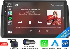 Für BMW E46 3er 318 320 325 M3 CarPlay Android 14 Autoradio Touch GPS Navi + CAM