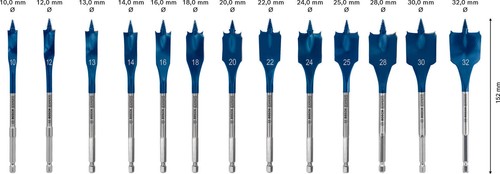 Bosch flachfräsbohrer set - bosch, flachfräsbohrer-set