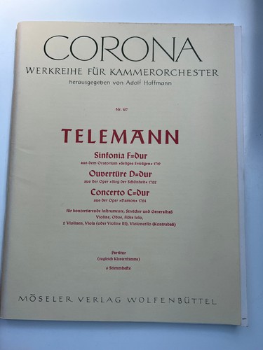 Telemann instrumentalkonzerte - telemann,