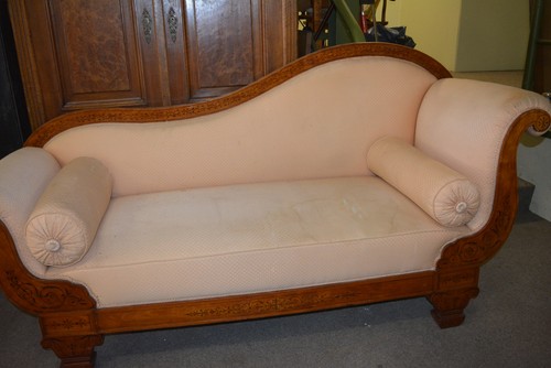 Biedermeier sofa satinholz - biedermeier,