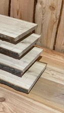 Eiche 24mm Brett Schwartenbrett Baumkante Deko Landhaus Eichenbrett 40- 250cm