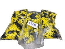 3x 25m Absperrkette Kunststoffkette Kette Gelb Schwarz 49193