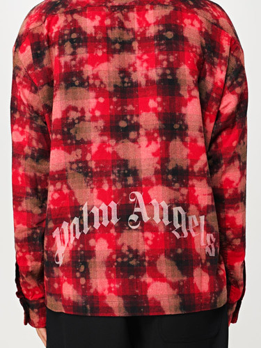 Palm angels flanell hemd - angels,