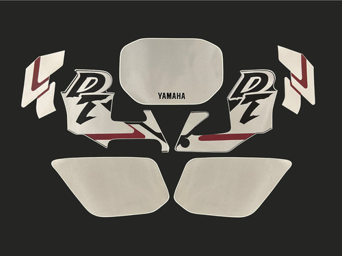 Dekor schwarz für yamaha - dekor,