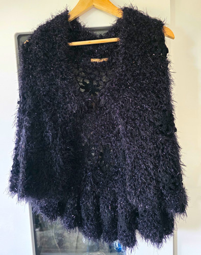 Gestrickter bolero cape - gestrickter, bolero,