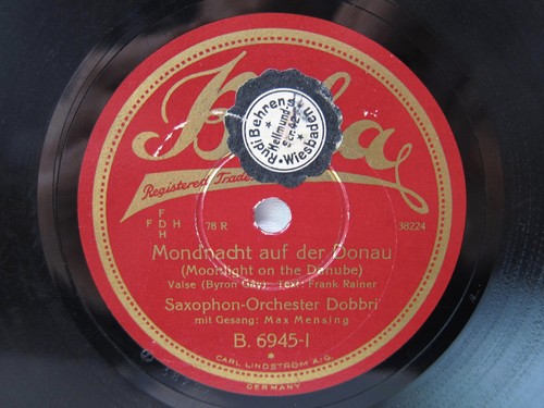 78rpm saxophon orch - 78rpm, dobbri